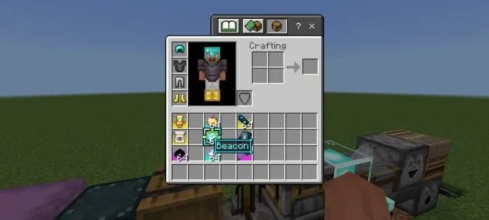 Buyumlar kamyobligini ko'rish — Minecraft tekstura, rasm 3