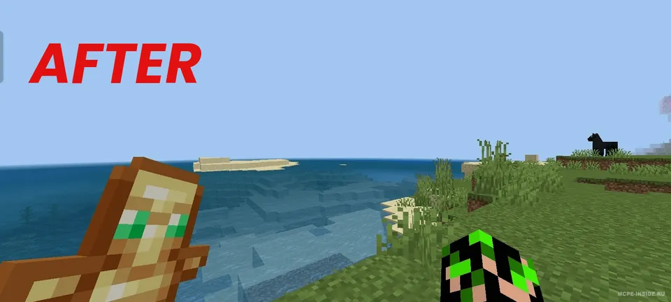 Qovoq xiralashuvini o'chirish — Minecraft tekstura, rasm 2
