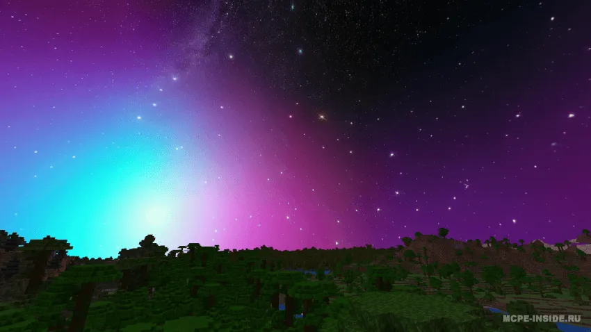 Yulduzli kosmos — Minecraft tekstura, rasm 2