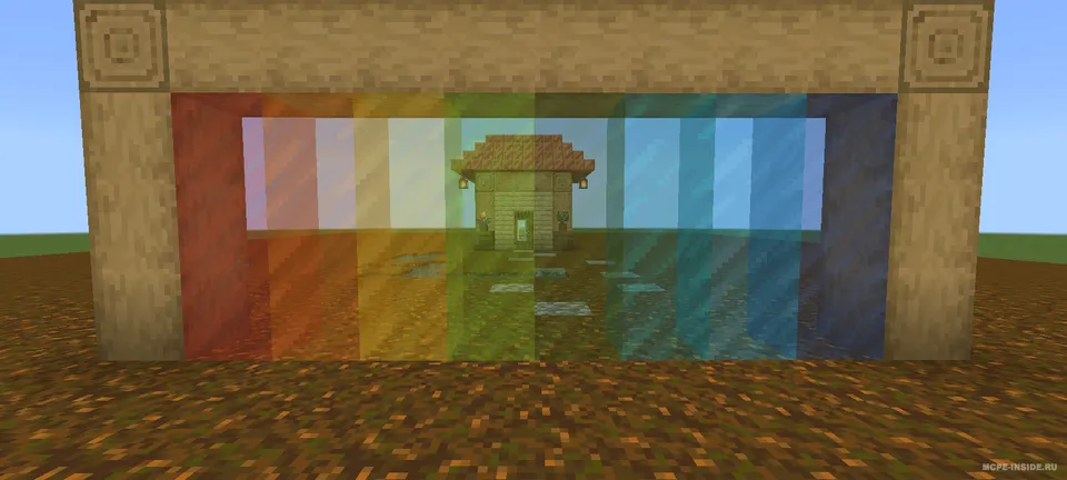 Realistik oyna — Minecraft tekstura, rasm 2