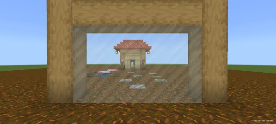 Realistik oyna — Minecraft tekstura, rasm 3