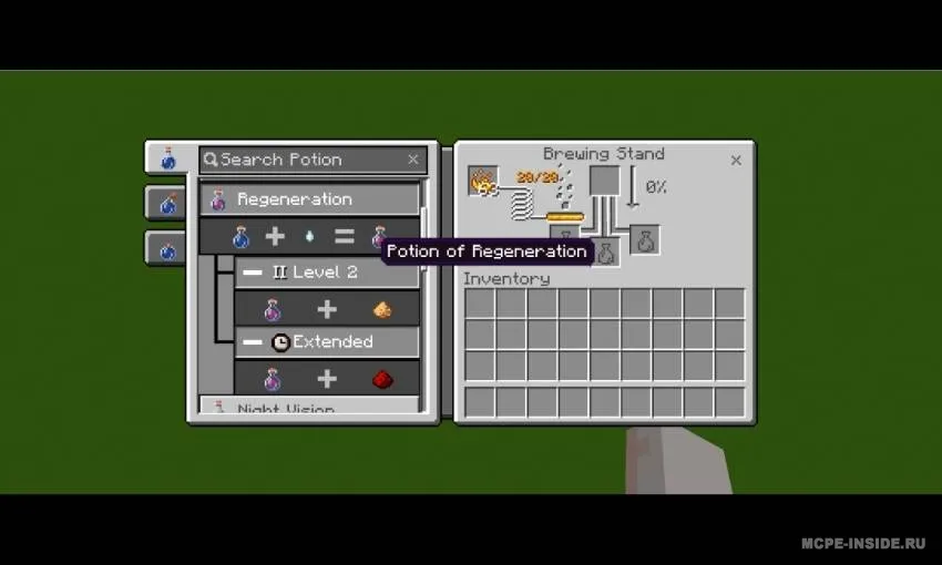 Zelye tayyorlash qo'llanmasi — Minecraft tekstura, rasm 2