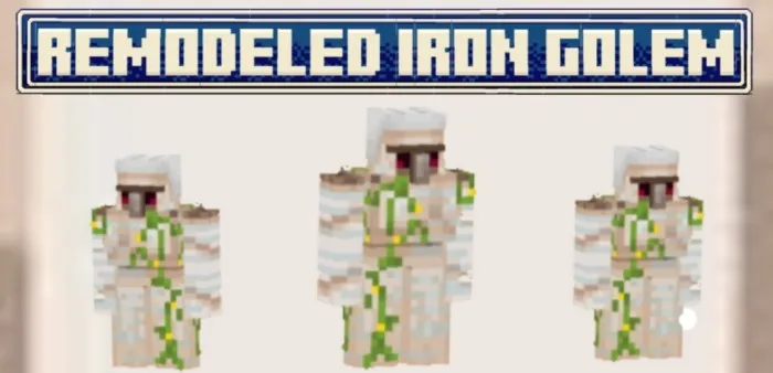 Qayta ishlangan Temir Golem — Minecraft tekstura, rasm 1
