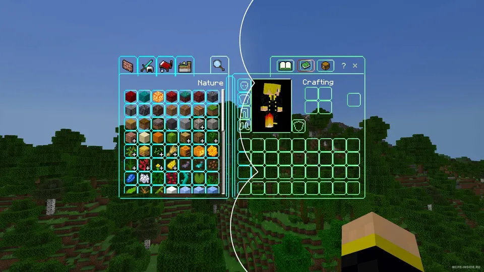 Toza interfeys — Minecraft tekstura, rasm 2