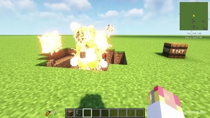 Realistik portlashlar — Minecraft tekstura, rasm 2