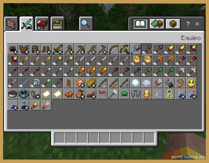 Jonli o'qlar — Minecraft tekstura, rasm 1