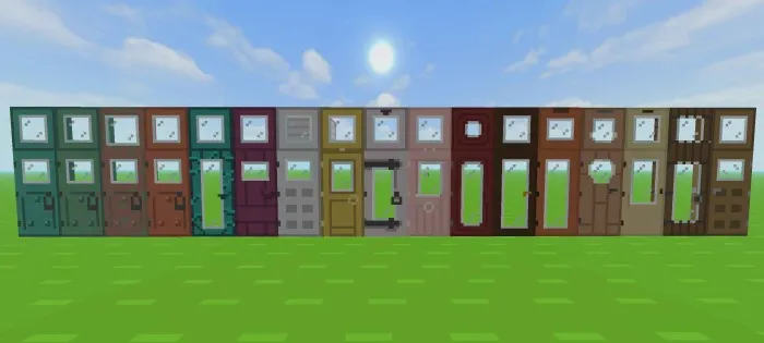 Shisha eshiklar — Minecraft tekstura, rasm 1