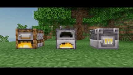 Animatsiyali pechlar — Minecraft tekstura, rasm 1