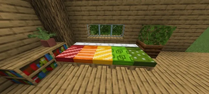 Yaxshilangan karavotlar — Minecraft tekstura, rasm 1