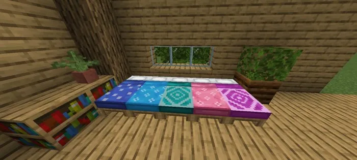 Yaxshilangan karavotlar — Minecraft tekstura, rasm 2