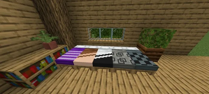 Yaxshilangan karavotlar — Minecraft tekstura, rasm 3