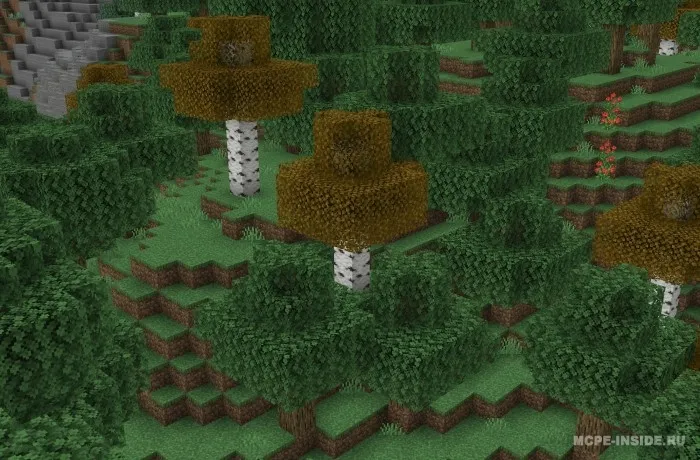 Yaxshilangan o't va barglar — Minecraft tekstura, rasm 1