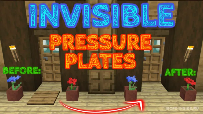 Ko'rinmas bosim plitalari — Minecraft tekstura, rasm 1