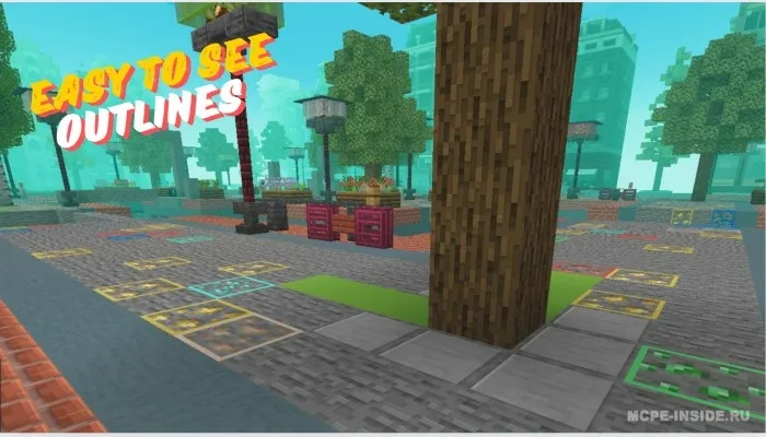 Ruda konturlari — Minecraft tekstura, rasm 2