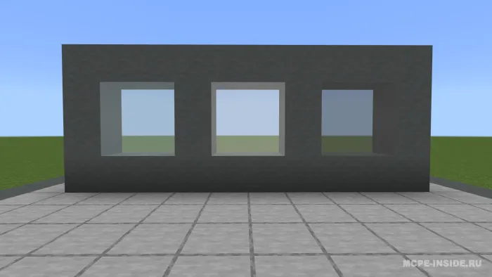Shaffof oyna — Minecraft tekstura, rasm 1