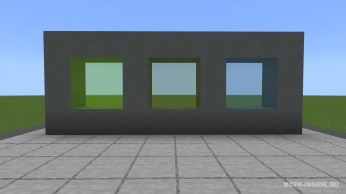 Shaffof oyna — Minecraft tekstura, rasm 4