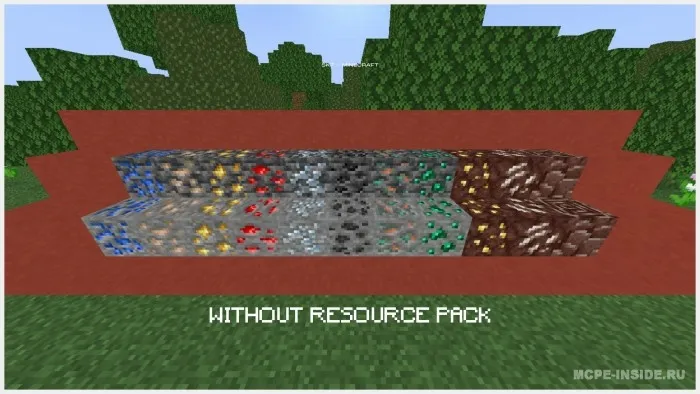 Oddiy ruda — Minecraft tekstura, rasm 2