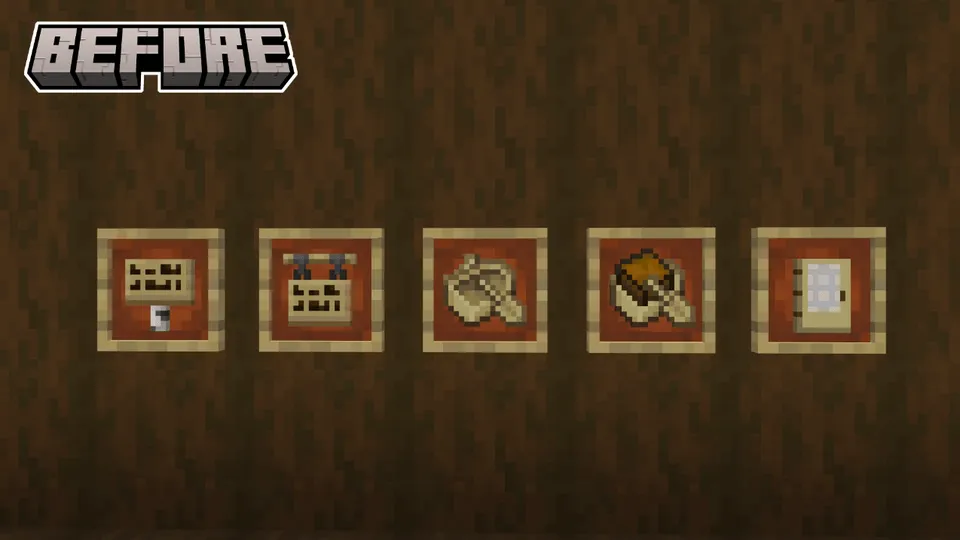 Qoramtir qayin — Minecraft tekstura, rasm 2