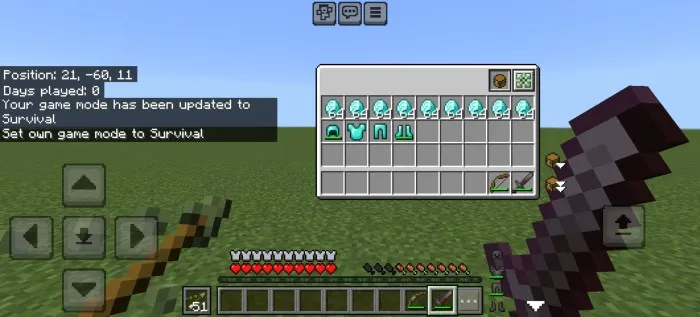 Inventar qoplami — Minecraft tekstura, rasm 1