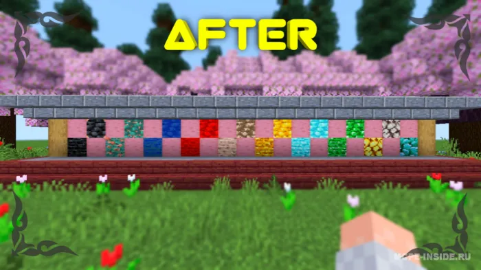 Ruda tviklari — Minecraft tekstura, rasm 2