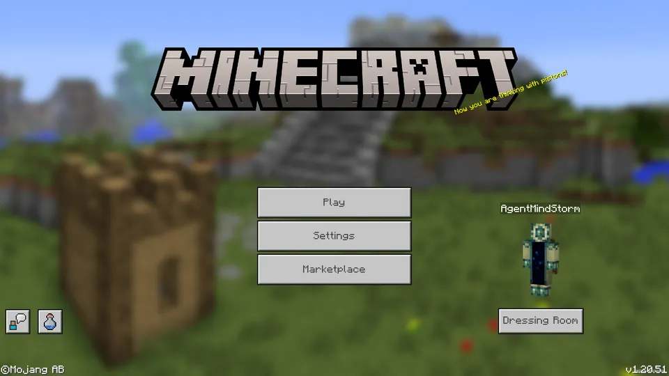 Eski versiyalar panorama tanlagichi — Minecraft tekstura, rasm 4