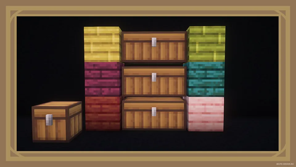Yaxshilangan sandiqlar — Minecraft tekstura, rasm 1