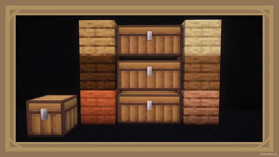 Yaxshilangan sandiqlar — Minecraft tekstura, rasm 2