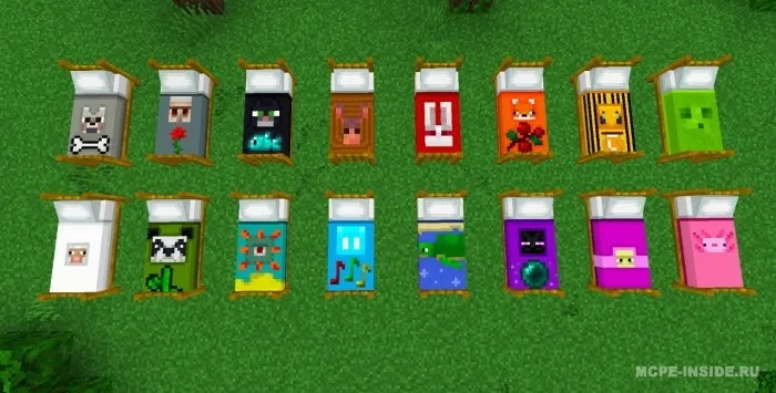 Chiroyli karavotlar — Minecraft tekstura, rasm 1