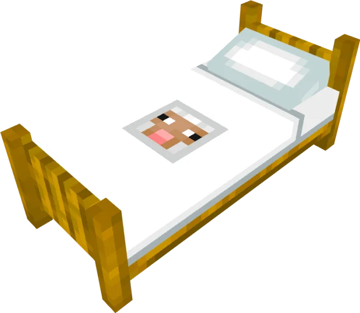 Chiroyli karavotlar — Minecraft tekstura, rasm 2