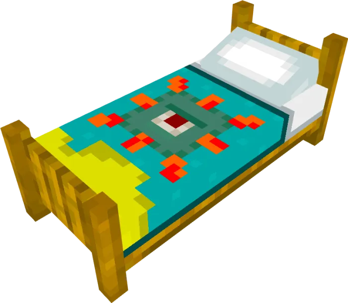 Chiroyli karavotlar — Minecraft tekstura, rasm 3