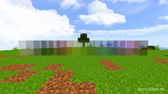 Shaffof va romsiz shisha — Minecraft tekstura, rasm 1
