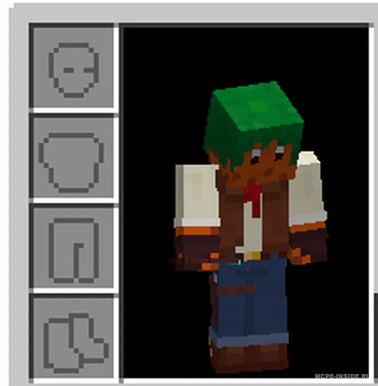 Sukro bronasi — Minecraft tekstura, rasm 4