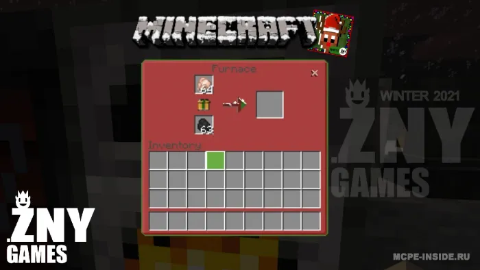 Qishki interfeys — Minecraft tekstura, rasm 3