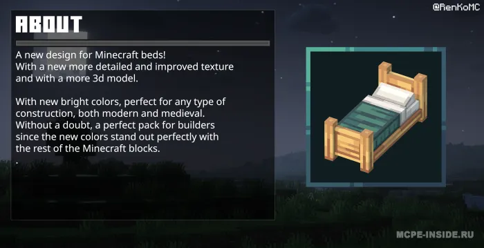 Yaxshilangan karvatlar — Minecraft tekstura, rasm 1