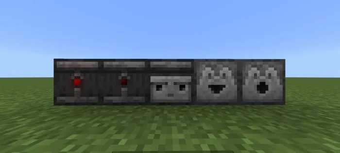 Yuzli bloklar — Minecraft tekstura, rasm 2