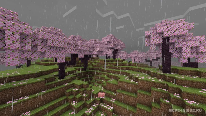 Realistik yomg'ir — Minecraft tekstura, rasm 1