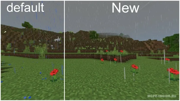 Realistik yomg'ir — Minecraft tekstura, rasm 4