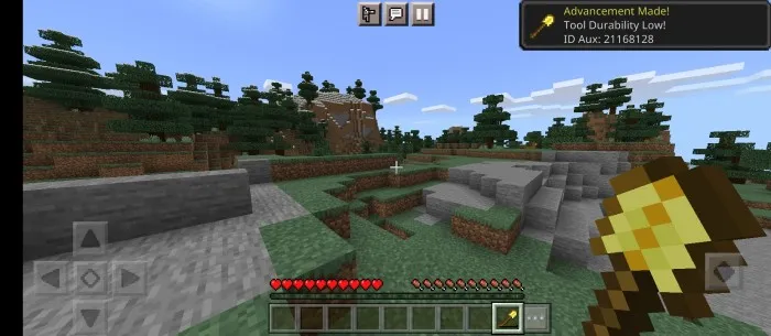 Mustahkamlik haqida ogohlantirish — Minecraft tekstura, rasm 1