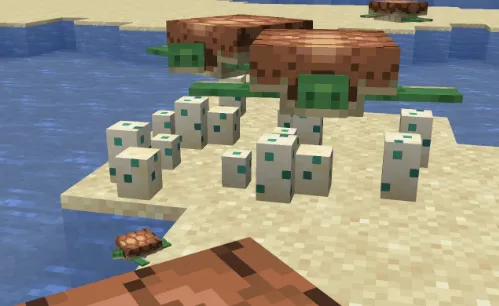 Yaxshilangan toshbaqalar — Minecraft tekstura, rasm 3