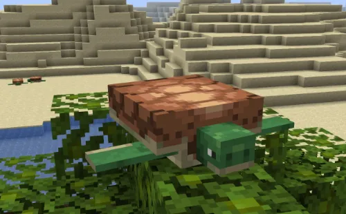 Yaxshilangan toshbaqalar — Minecraft tekstura, rasm 4