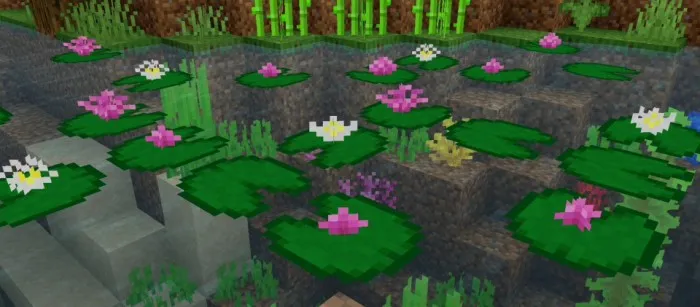 Suv nilufarlari + — Minecraft tekstura, rasm 1
