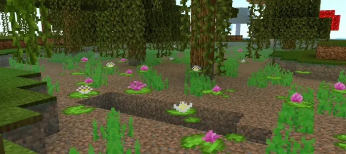 Suv nilufarlari + — Minecraft tekstura, rasm 4
