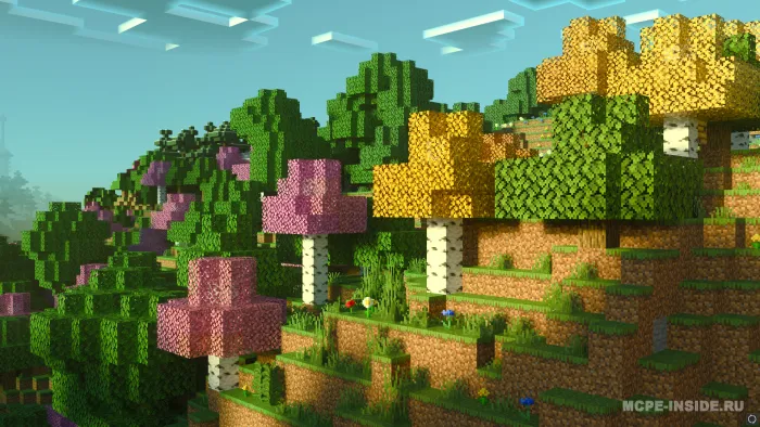 Qayinlar + — Minecraft tekstura, rasm 1