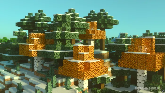 Qayinlar + — Minecraft tekstura, rasm 3