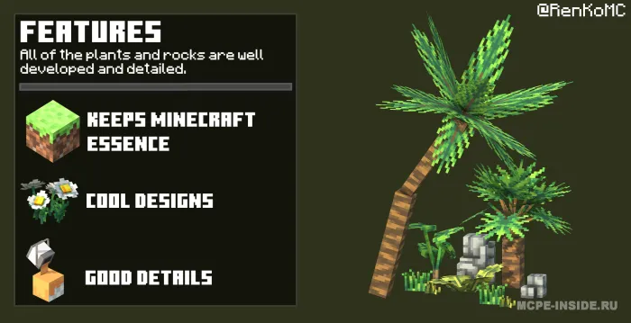 Tabiat kengaytmasi — Minecraft tekstura, rasm 2