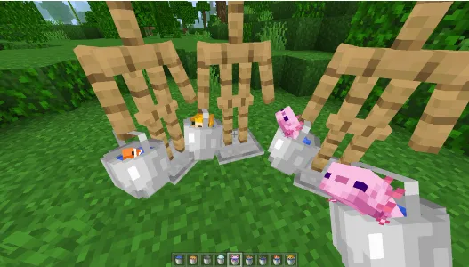 3D chelaklar — Minecraft tekstura, rasm 3