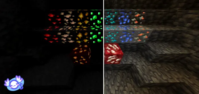 Miltillovchi rudalar — Minecraft tekstura, rasm 1