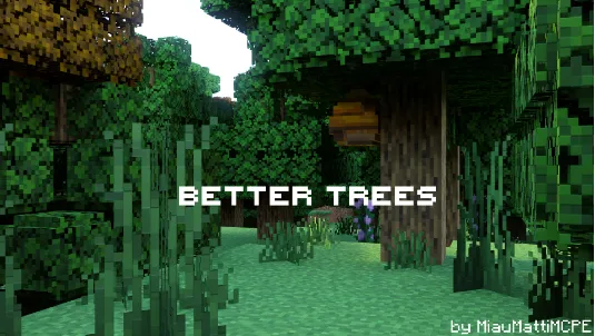 Yaxshilangan daraxtlar — Minecraft tekstura, rasm 1