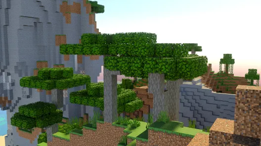 Yaxshilangan daraxtlar — Minecraft tekstura, rasm 2