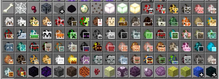 Oddiy tuxumlar — Minecraft tekstura, rasm 1